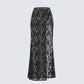 Beatrix Black Lace Skirt