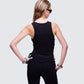 Nixie Black Lace Up Tank