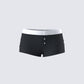 Darya Black Jersey Boxer Short