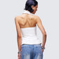 Elina Cream Halter Neck Waistcoat