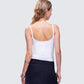 Kacie White Slogan Cami Top