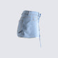 Liori Blue Denim Mini Skirt