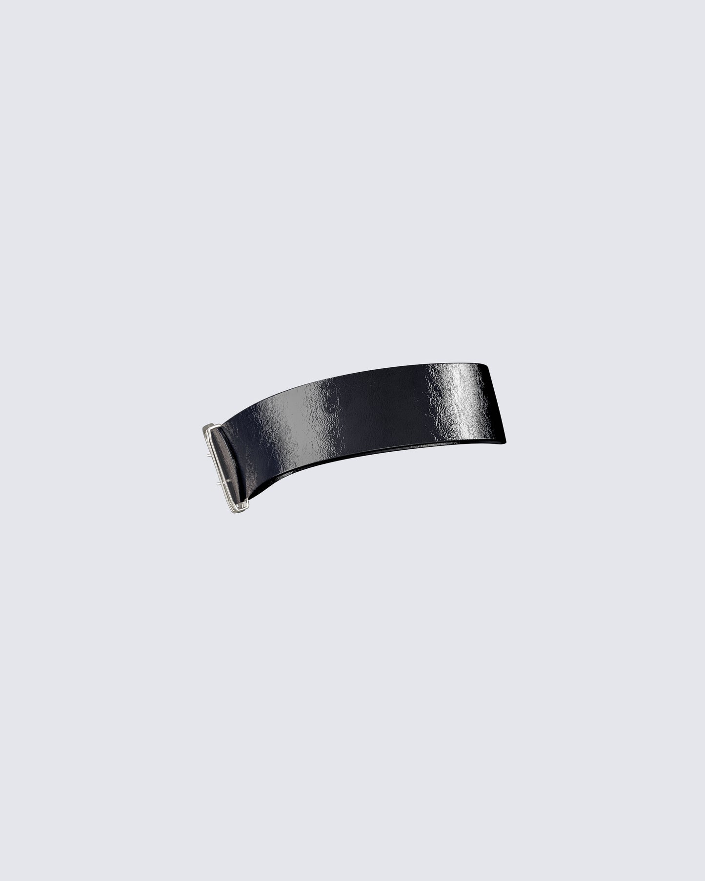 Imelda Black Vegan Leather Belt