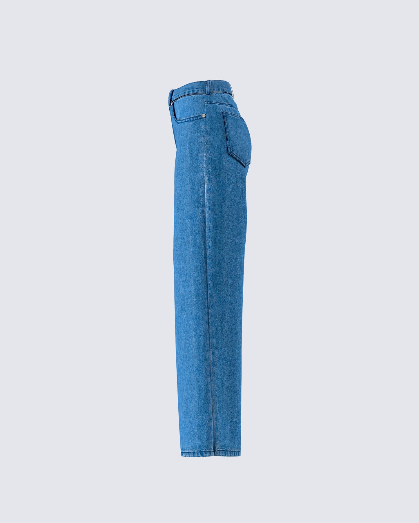 Sara Blue Denim Wide Leg Jean