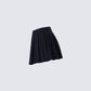 Supriya Black Pleated Mini Skirt