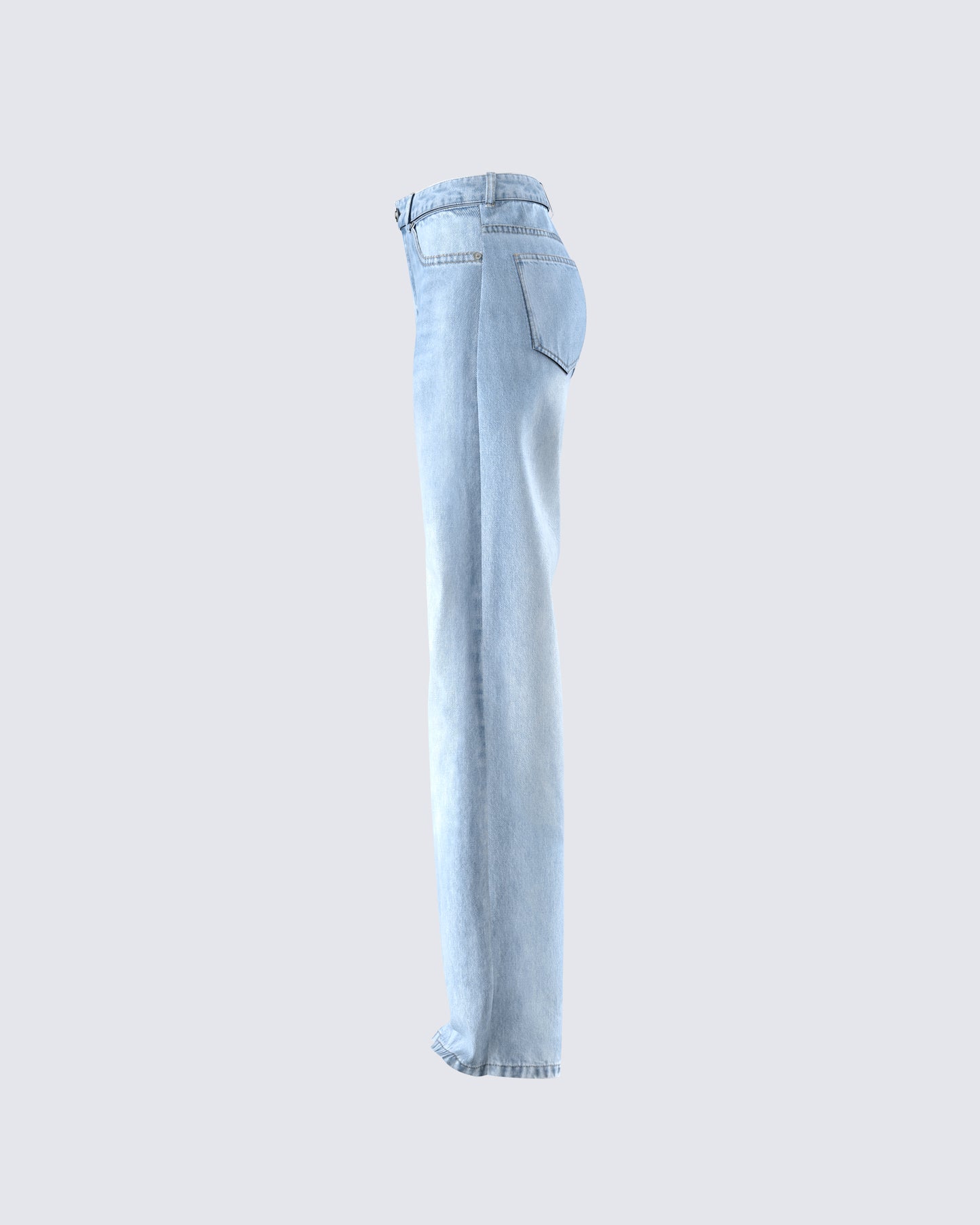 Zo Blue Denim Straight Leg Jean