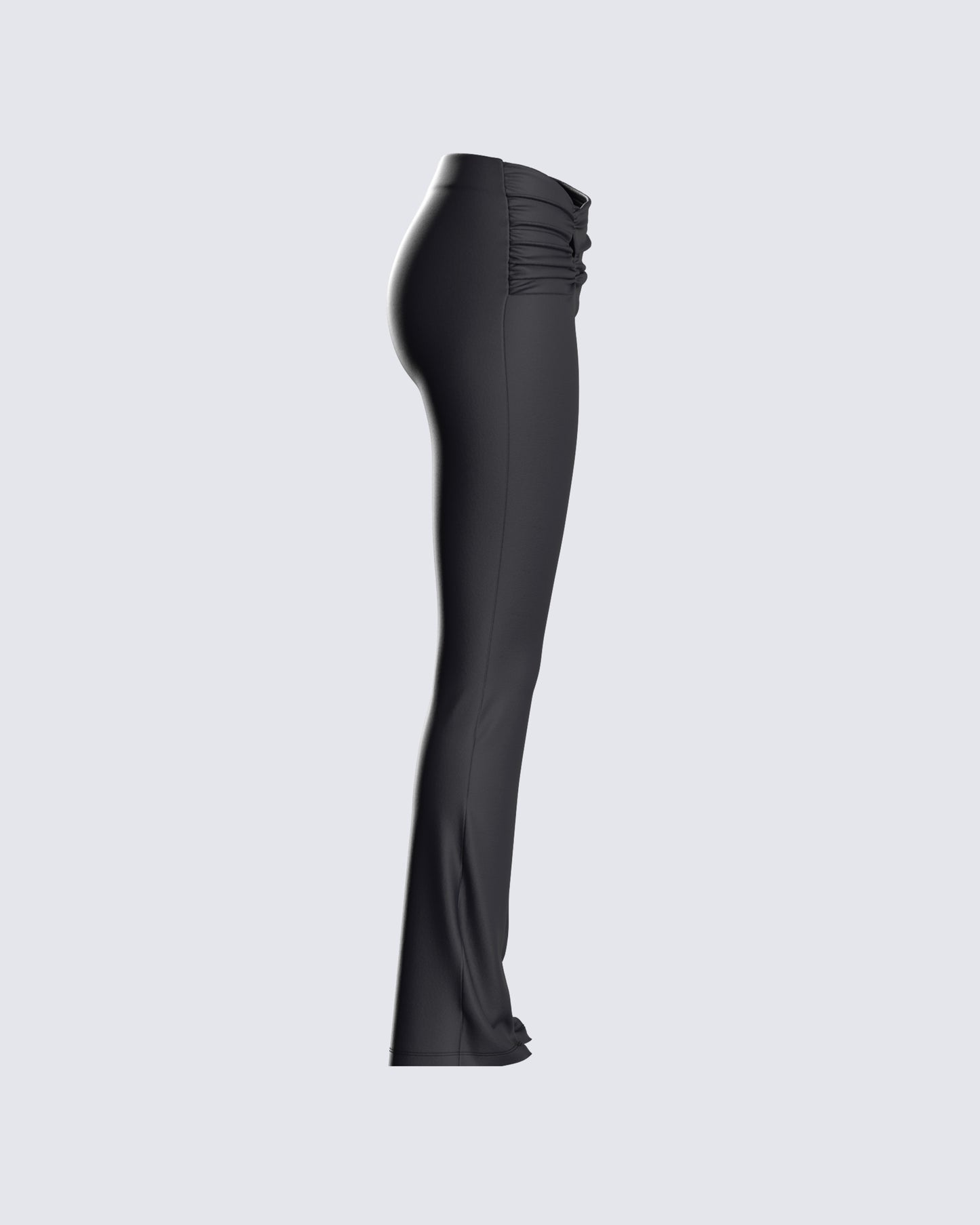 Madison Black Knotted Flare Pant