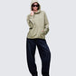 Aaralyn Green Distressed Hoodie