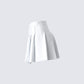 Bella White Pleated Tennis Skirt