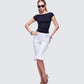 Caroline Black Backless Top