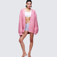 Blaise Pink Chunky Hand Knit Cardigan