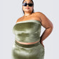 Olive Green Velvet Maxi Skirt High Waist Long Skirt FINESSE olive-green-velvet-maxi-skirt-high-waist-long-skirt-finesse