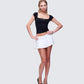 Levi Black Slogan Scoop Neck Tee