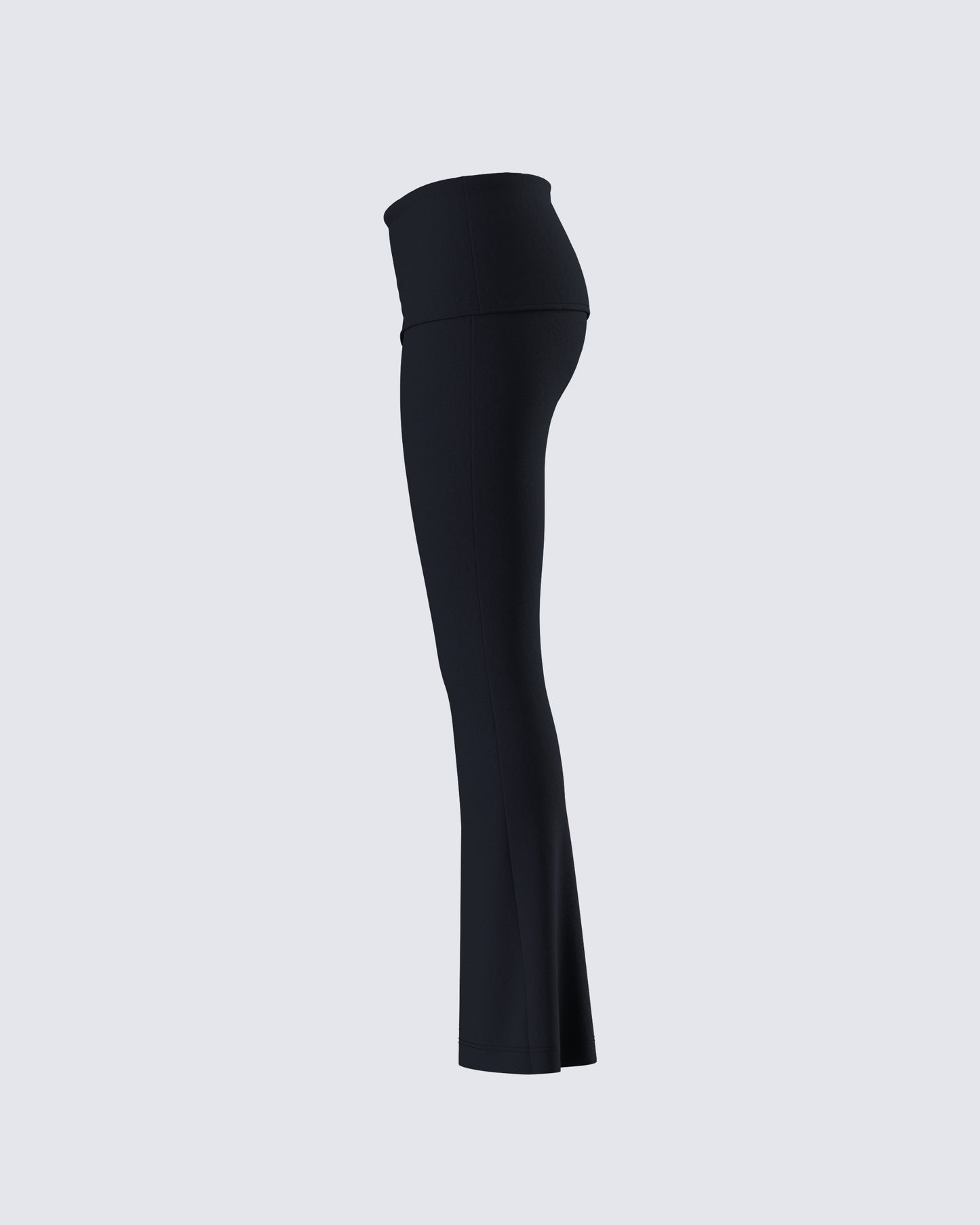 Leia Black Foldover Legging