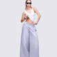 Lysandra Washed Grey Pleat Inset Jean