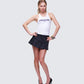Phoenix White Ribbed Graphic Tank