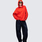 Aaralyn Red Distressed Hoodie
