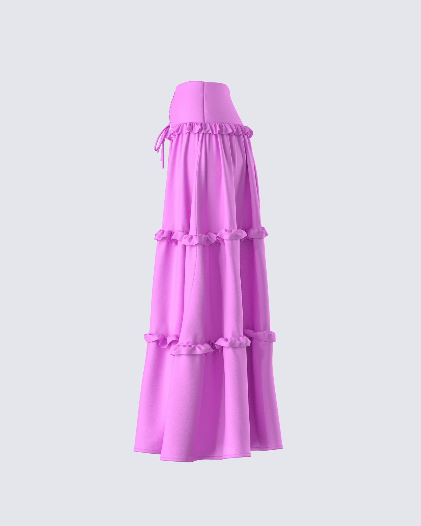 Fabiana Lilac Tiered Maxi Skirt