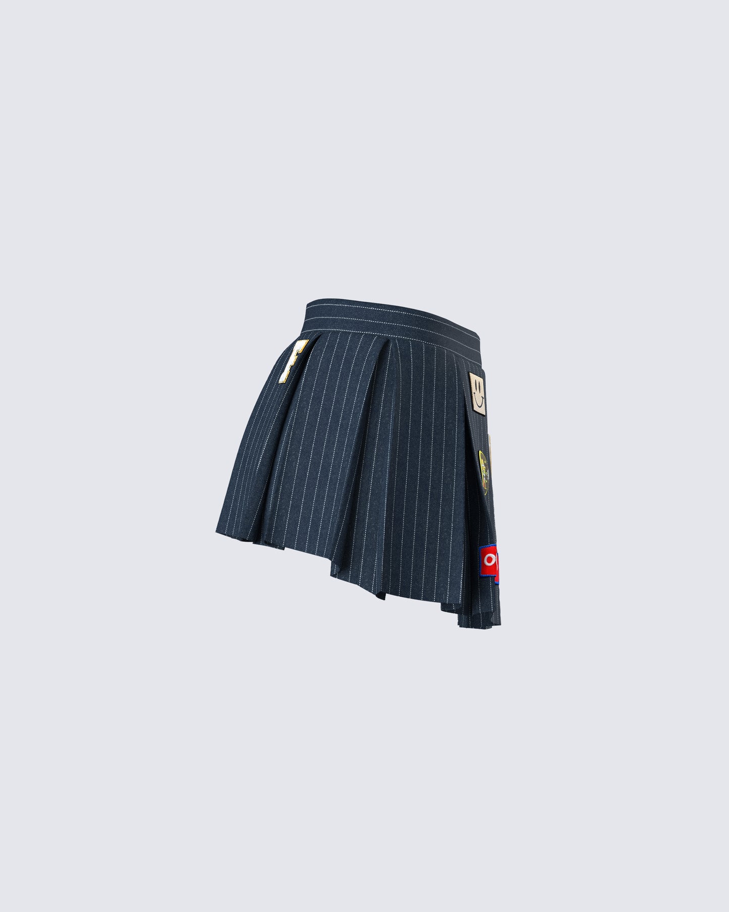 Teagan X-Rated Patch Mini Skirt