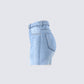 Yolande Blue Denim Cutoff Short