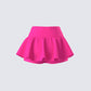 Pippa Pink Ruffle Tiered Skort