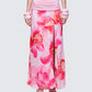 Alexis Printed Pink Maxi Skirt