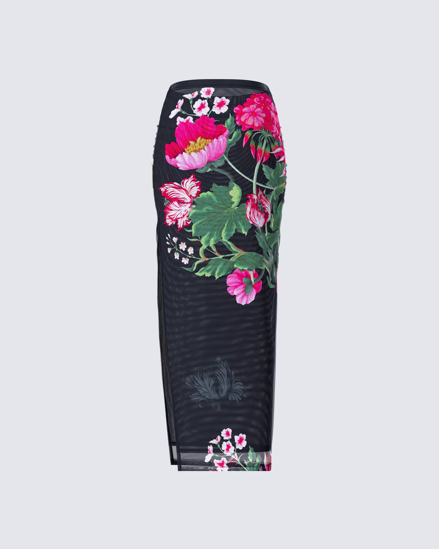 Eldora Floral Print Maxi Skirt