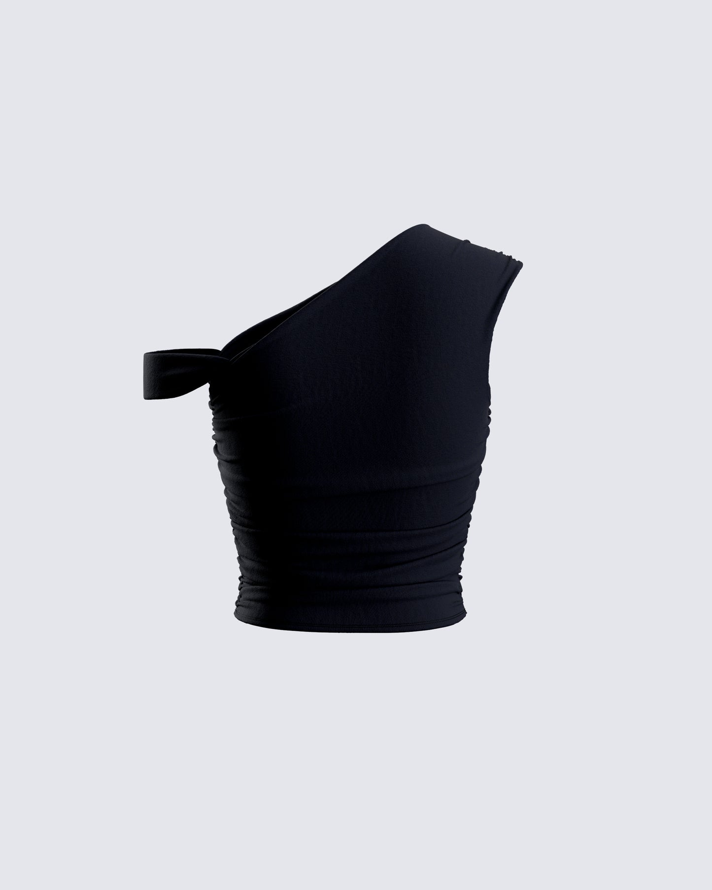 Eirene Black Asymmetrical Top