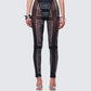 Rikku Black Bandana Mesh Leggings