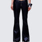 Women's black pants front view – FINESSE