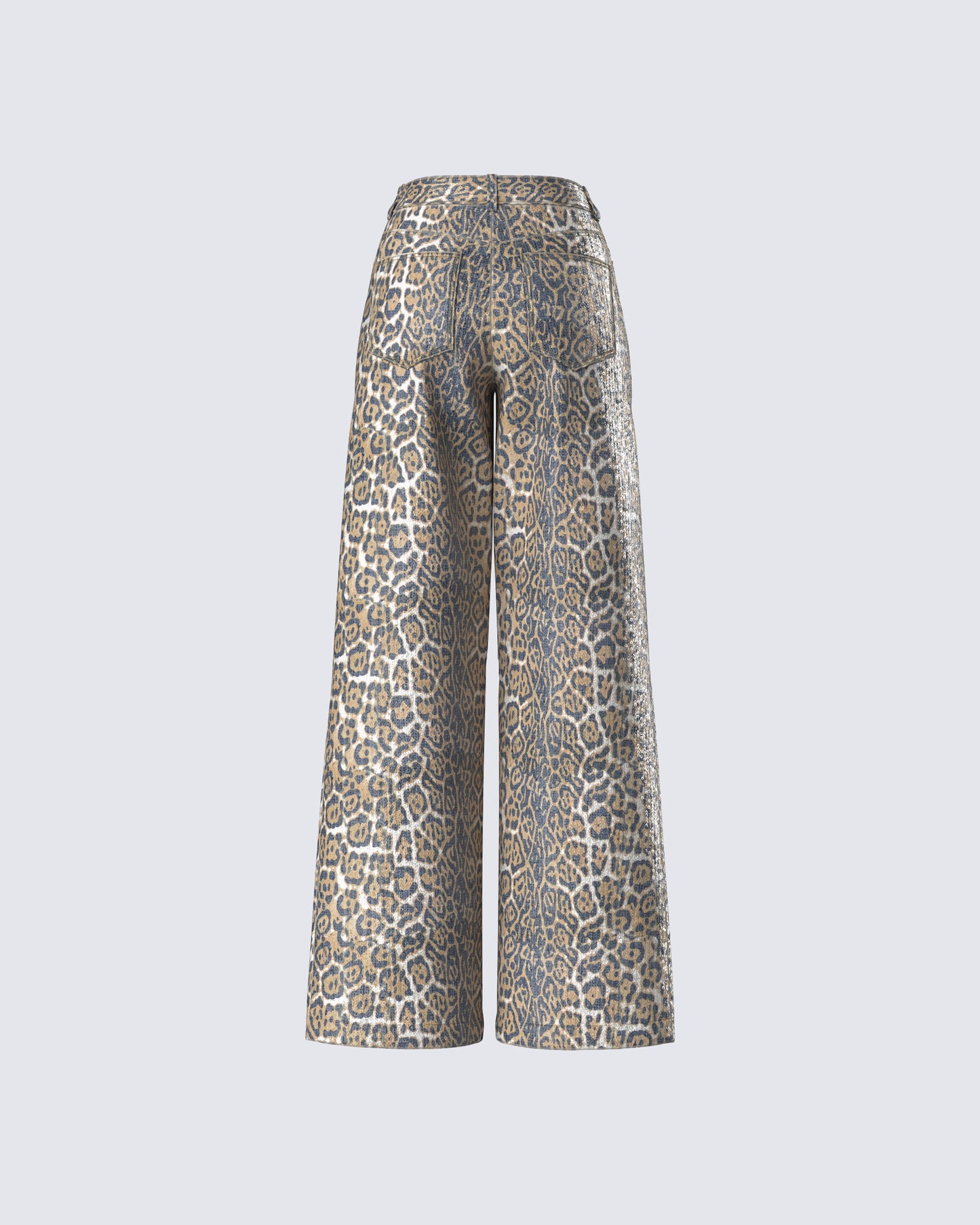 Eider Leopard Print Sequin Pant