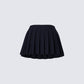 Supriya Black Pleated Mini Skirt