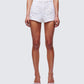 Keturah White Embroidered Lace Short model front