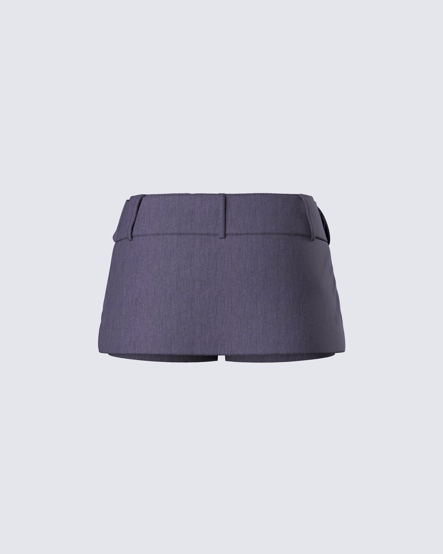 Tami Grey Suiting Micro Mini Skort