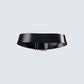 Imelda Black Vegan Leather Belt