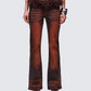 Adie Brown Denim Fur Jean
