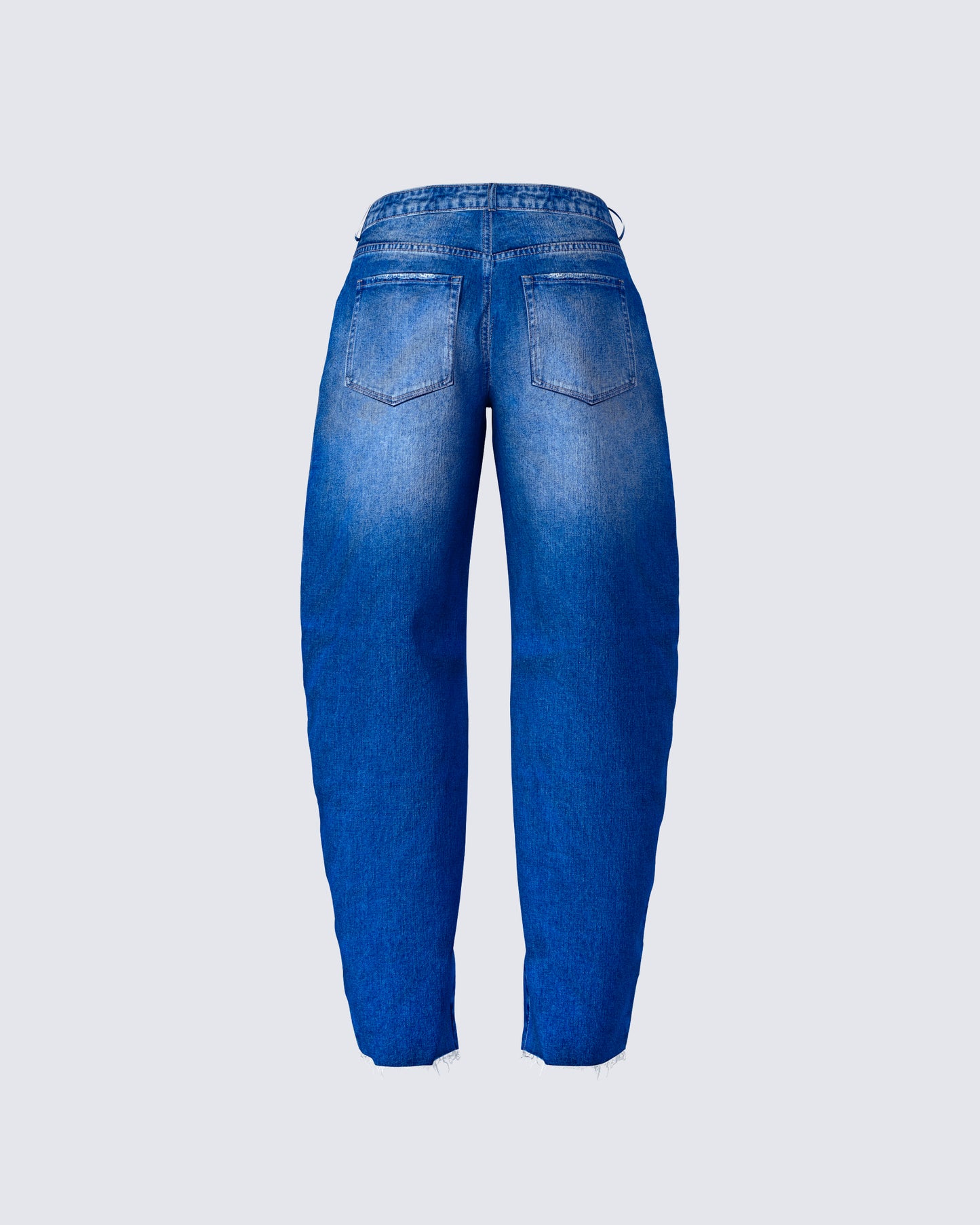 Amets Blue Denim  Barrel Leg Jean