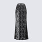 Beatrix Black Lace Skirt