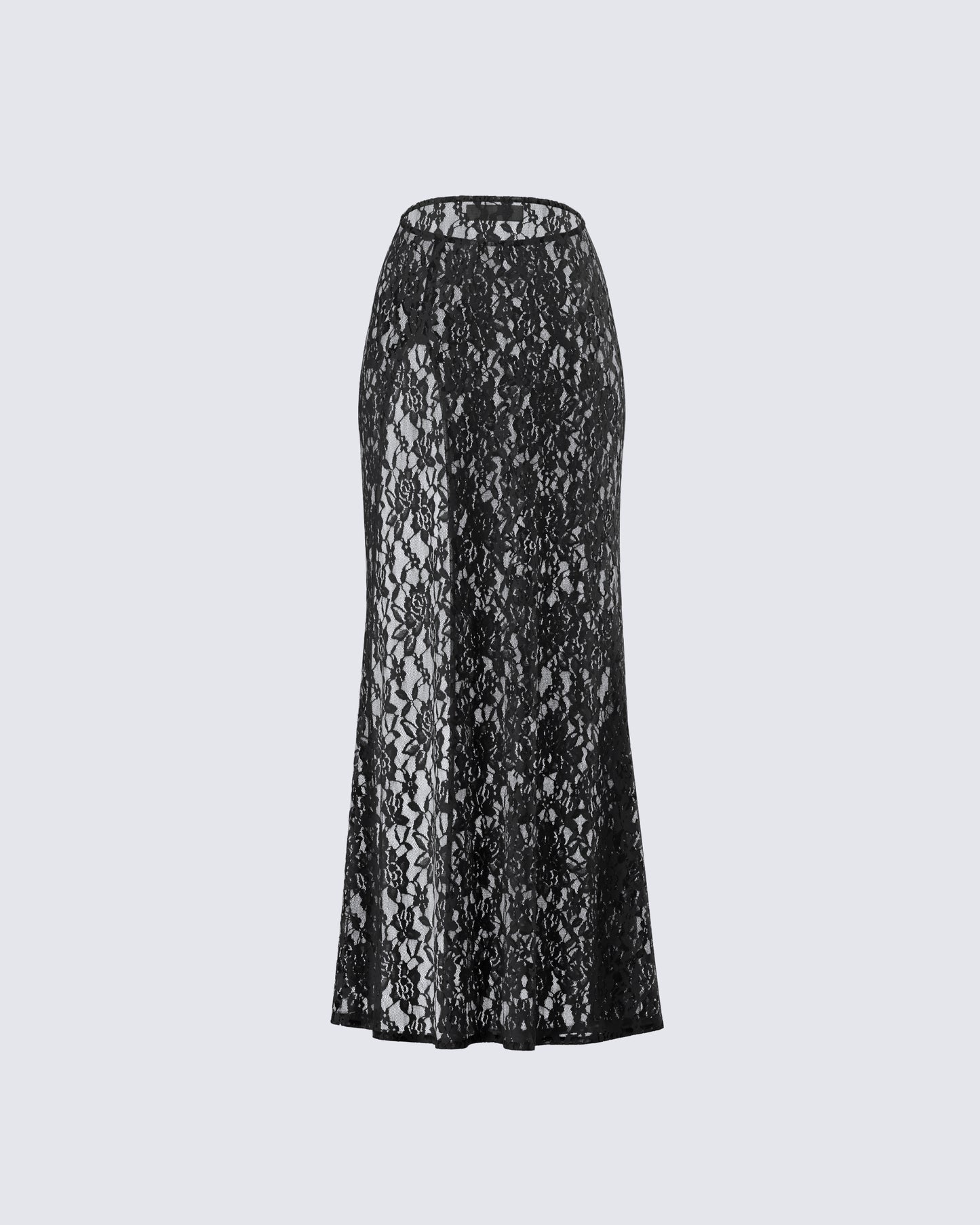 Beatrix Black Lace Skirt