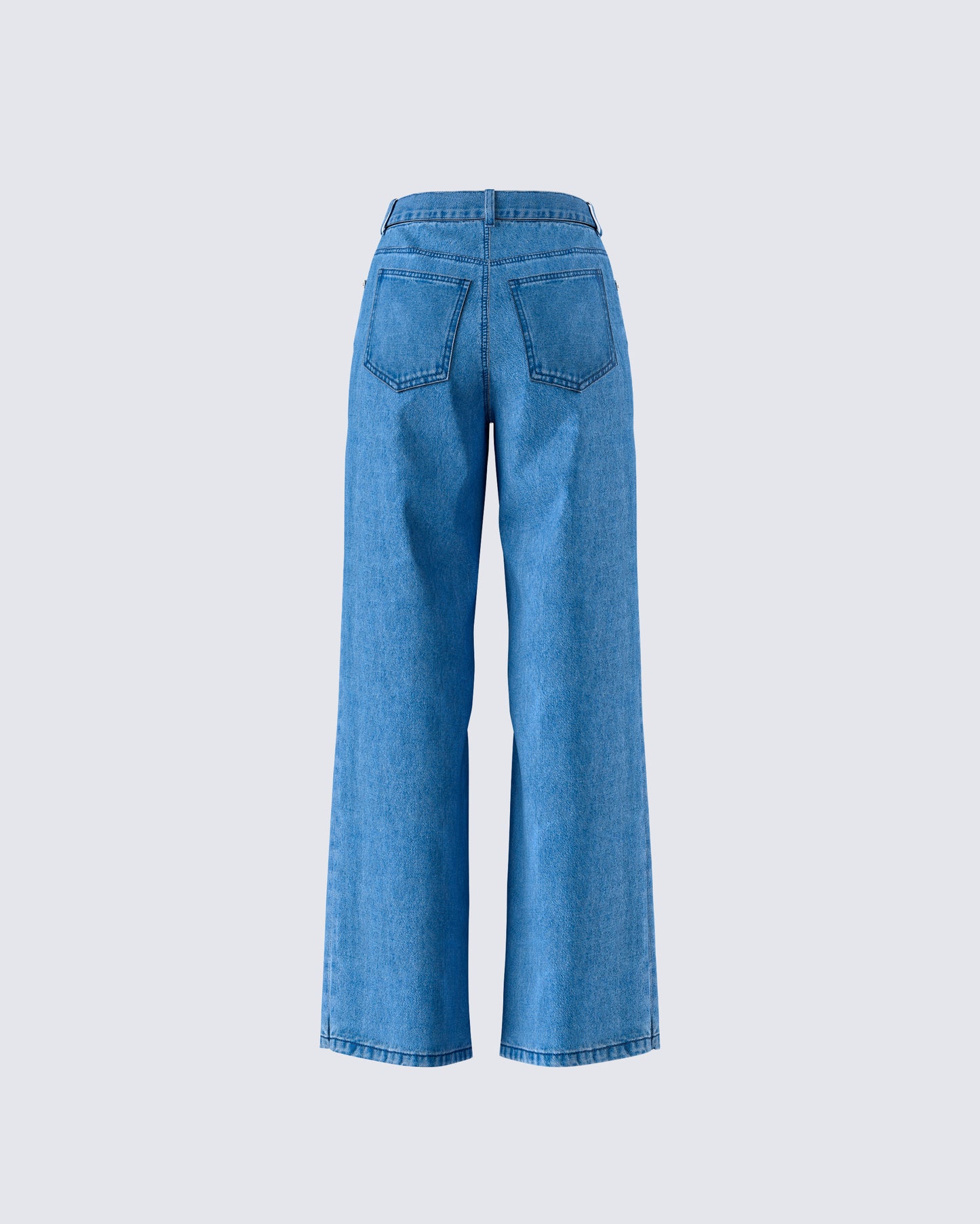 Sara Blue Denim Wide Leg Jean