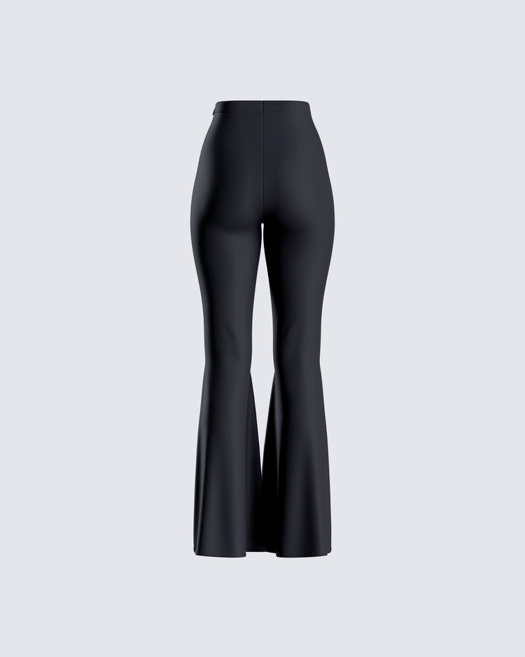 Catalina Black High Waist Pant