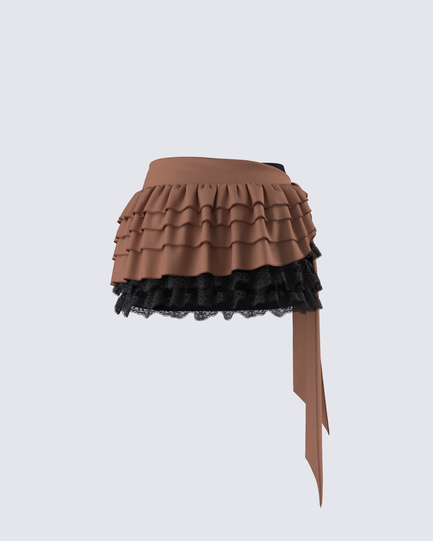 Dovie Multi Ruffle Layered Skirt
