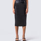 Badu Black Vegan Leather Skirt