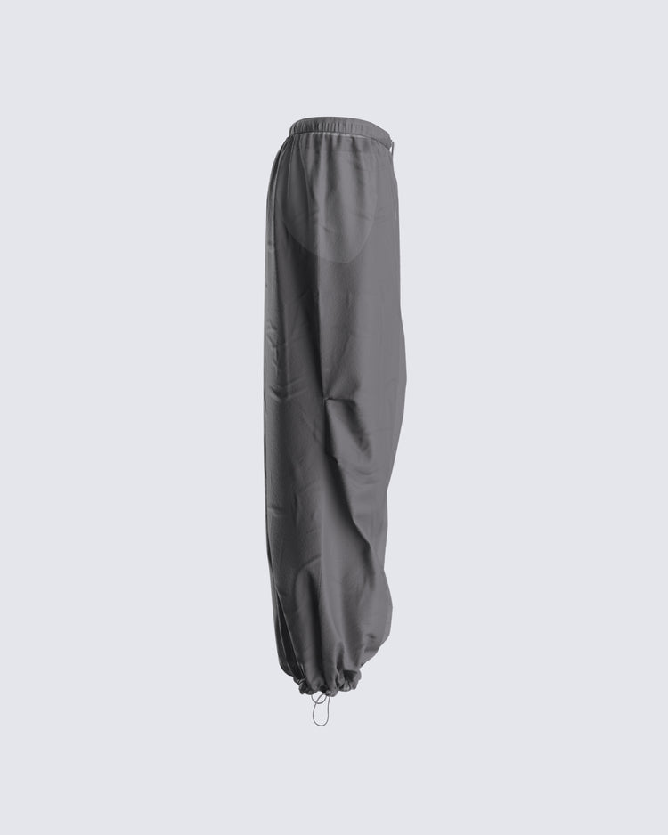 Finley Grey Parachute Pant