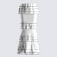 Toman White Tiered Maxi Skirt