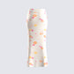 Aba Kiss Print Maxi Skirt