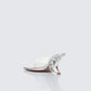 Abigail Silver Perspex Wedge Sandal