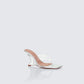Abigail Silver Perspex Wedge Sandal