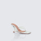 Abigail Silver Perspex Wedge Sandal