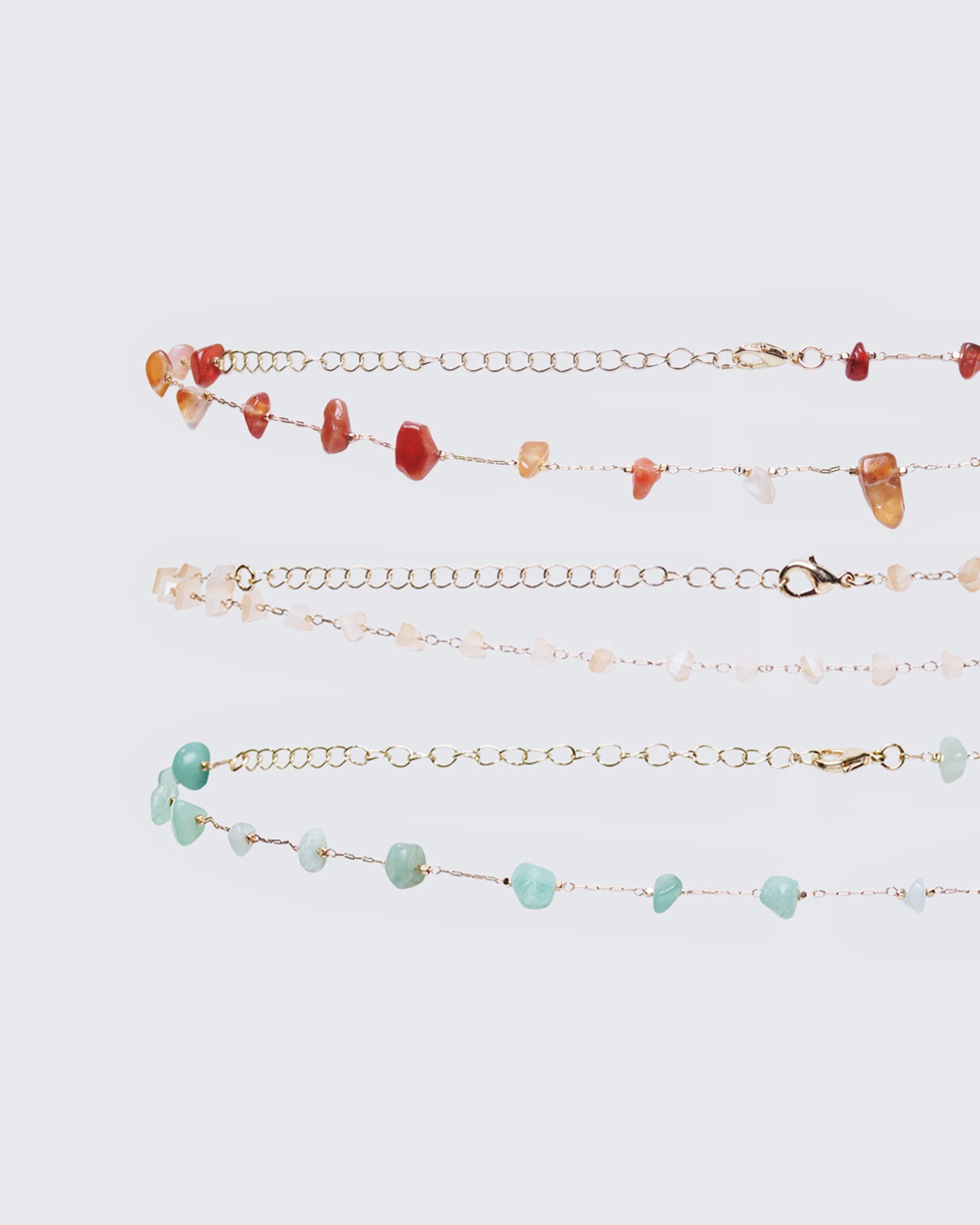 Alana Gold Stone Belly Chain Set - close up detail